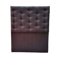 Respaldo 1 1/2 Negro Lino Botone a piso Muebles Rimar