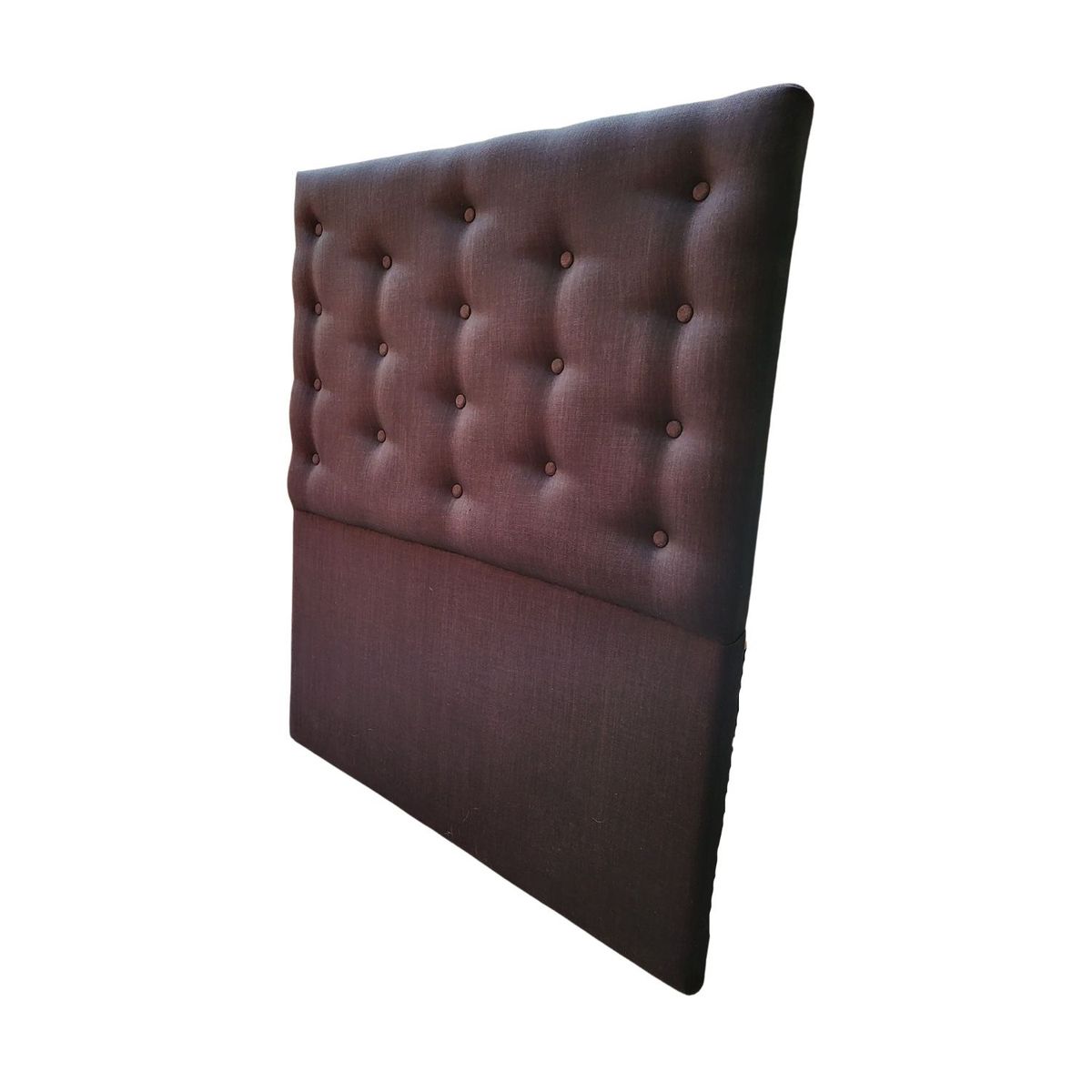 GENERICO - Respaldo 1 1/2 Negro Lino Botone a piso Muebles Rimar