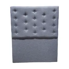 GENERICO - Respaldo 1 1/2 Gris Lino Botone a piso Muebles Rimar