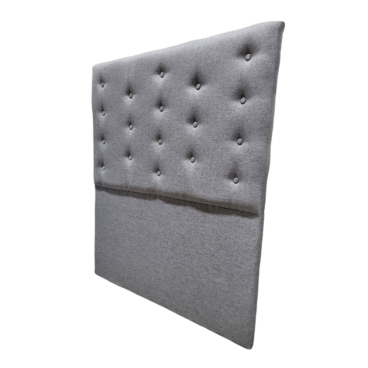 GENERICO - Respaldo 1 1/2 Gris Lino Botone a piso Muebles Rimar