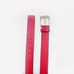 TRELKE - CINTURÓN CUERO ROJO LISO