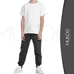 MUNDO INSUMO - Polera De Algodón Manga Corta De Niños unisex