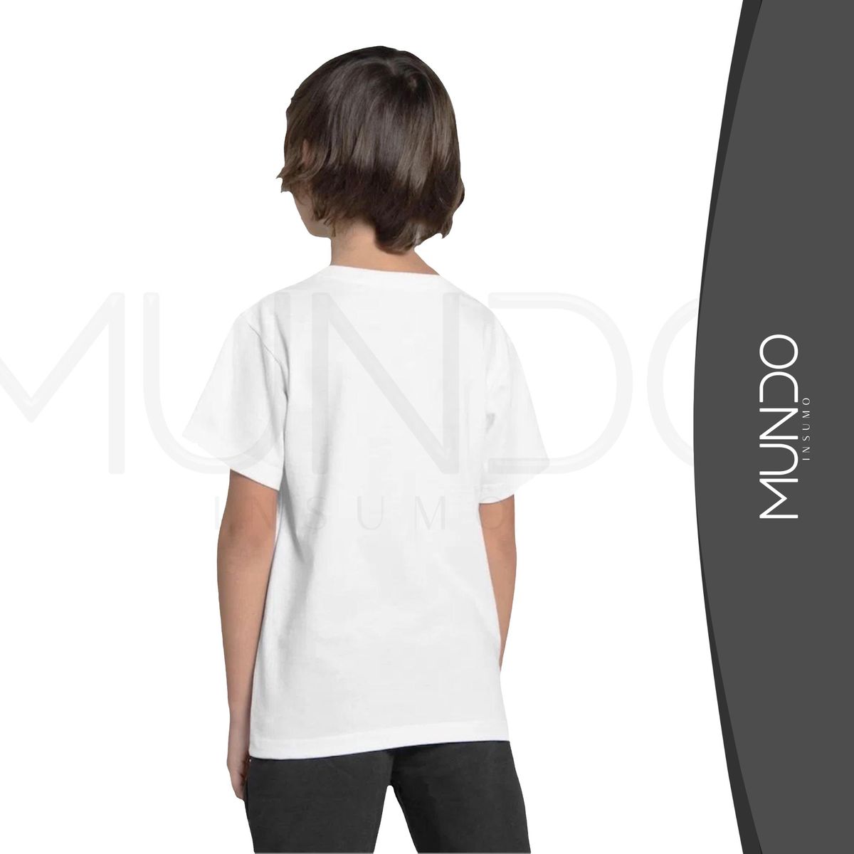MUNDO INSUMO - Polera De Algodón Manga Corta De Niños unisex