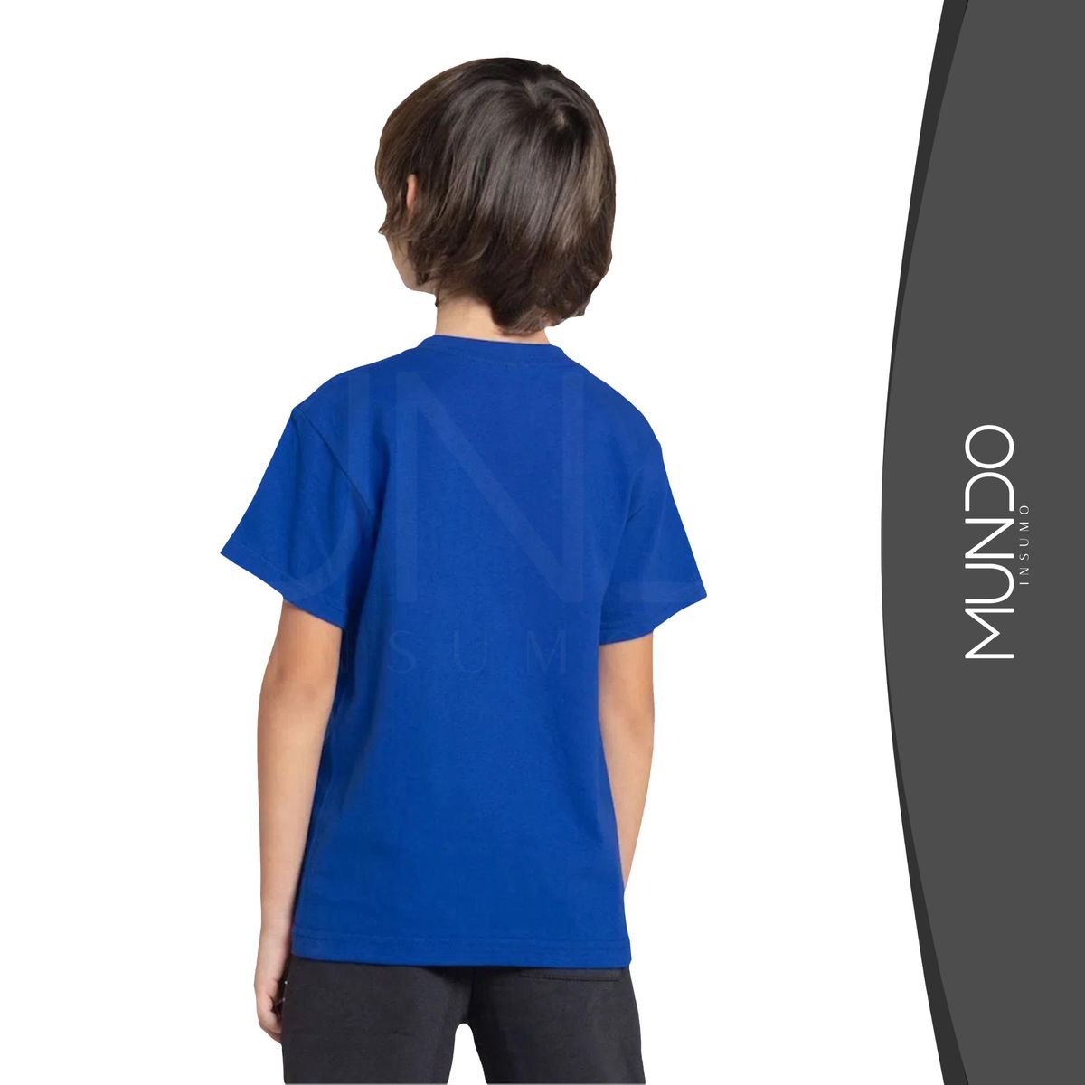 MUNDO INSUMO - Polera De Algodón Manga Corta De Niños unisex