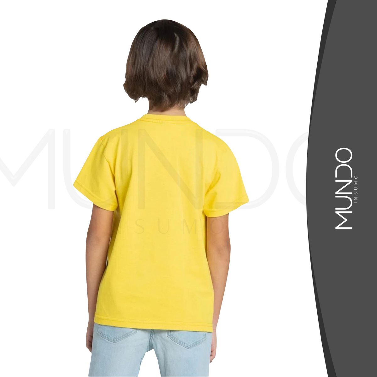 MUNDO INSUMO - Polera De Algodón Manga Corta De Niños unisex