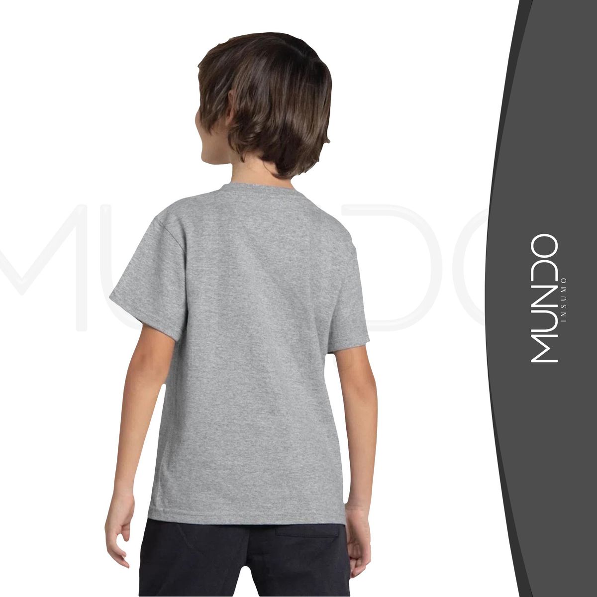 MUNDO INSUMO - Polera De Algodón Manga Corta De Niños unisex