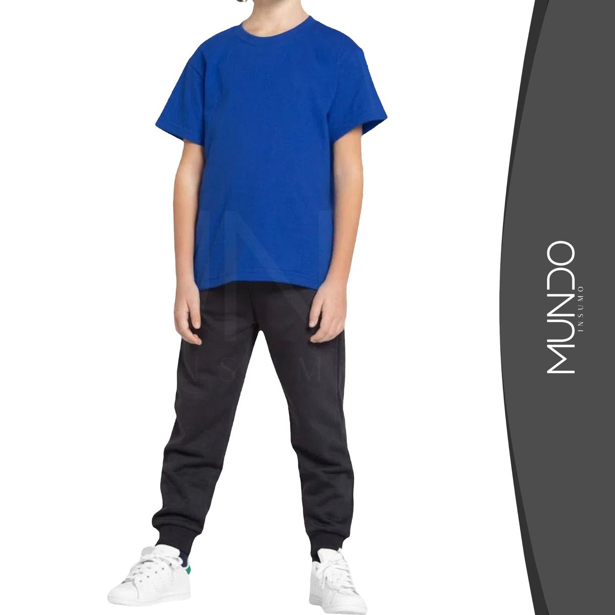 MUNDO INSUMO - Polera De Algodón Manga Corta De Niños unisex