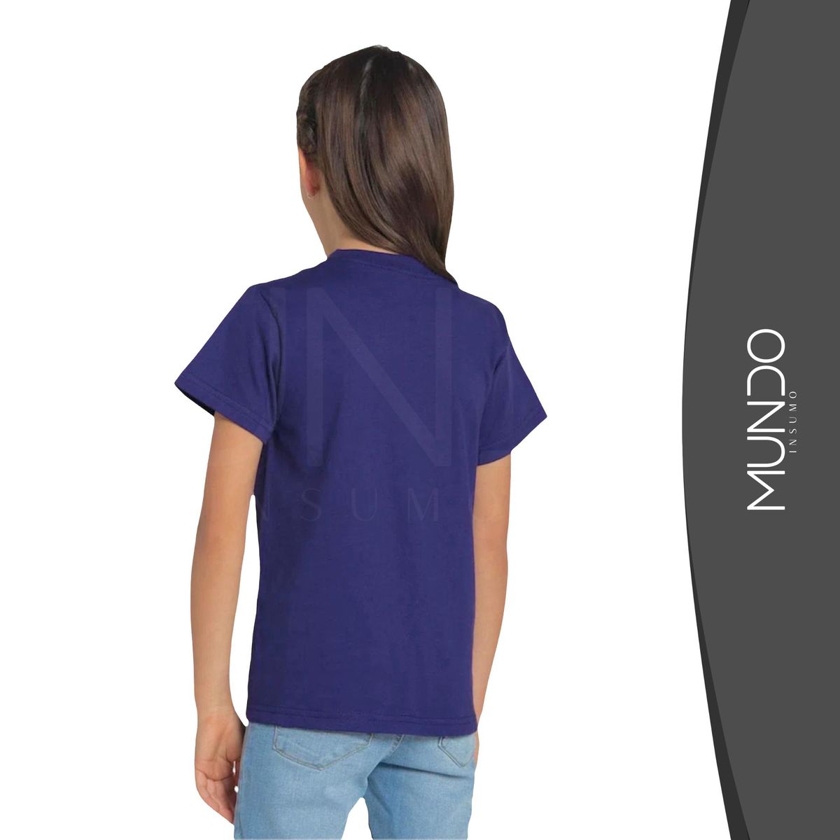 MUNDO INSUMO - Polera De Algodón Manga Corta De Niños unisex