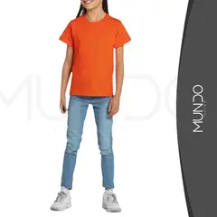 MUNDO INSUMO - Polera De Algodón Manga Corta De Niños unisex