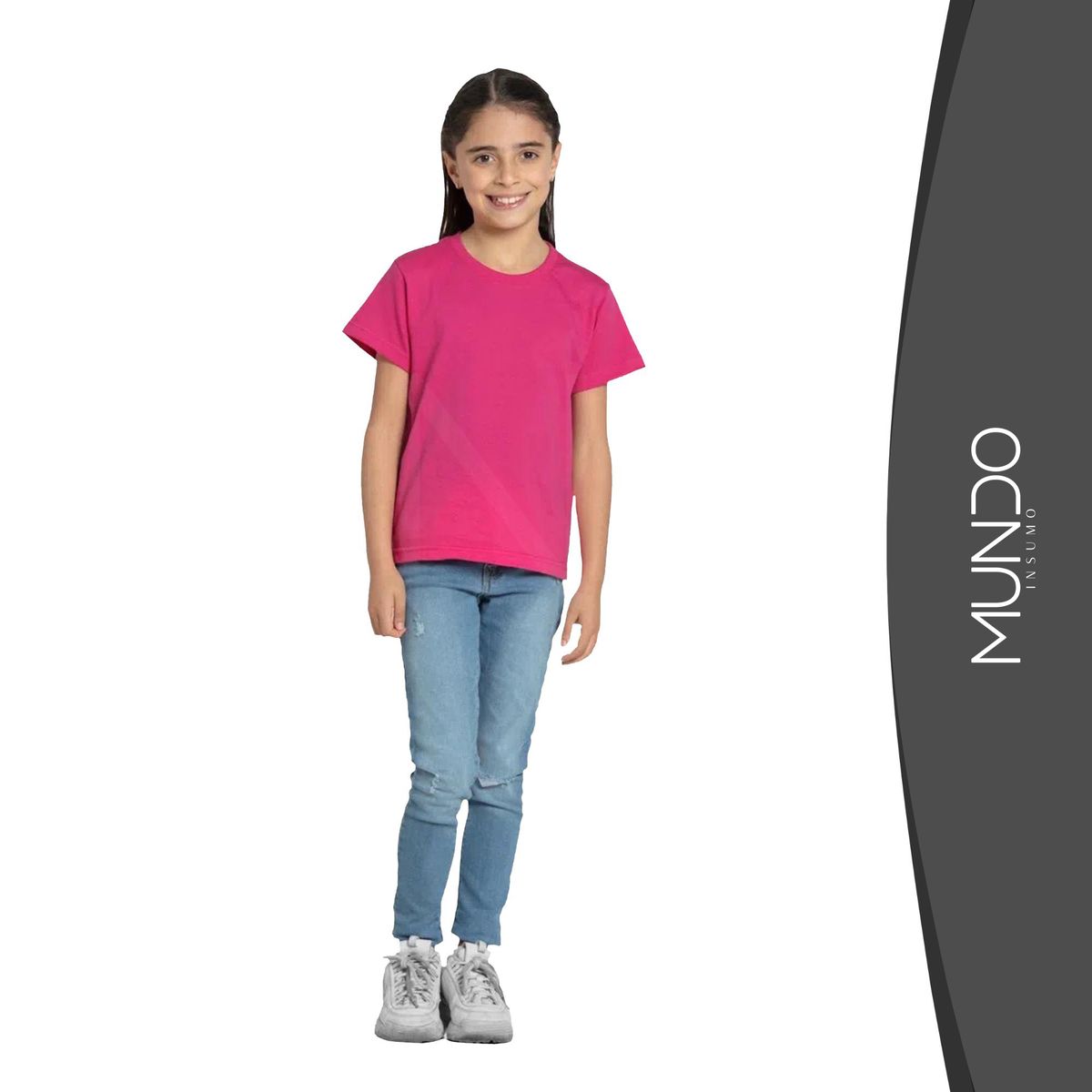 MUNDO INSUMO - Polera De Algodón Manga Corta De Niños unisex