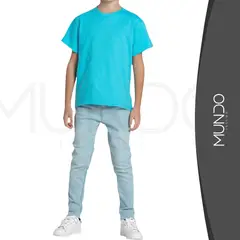 MUNDO INSUMO - Polera De Algodón Manga Corta De Niños unisex