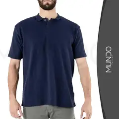 MUNDO INSUMO - Polera Pique Manga Corta Hombre