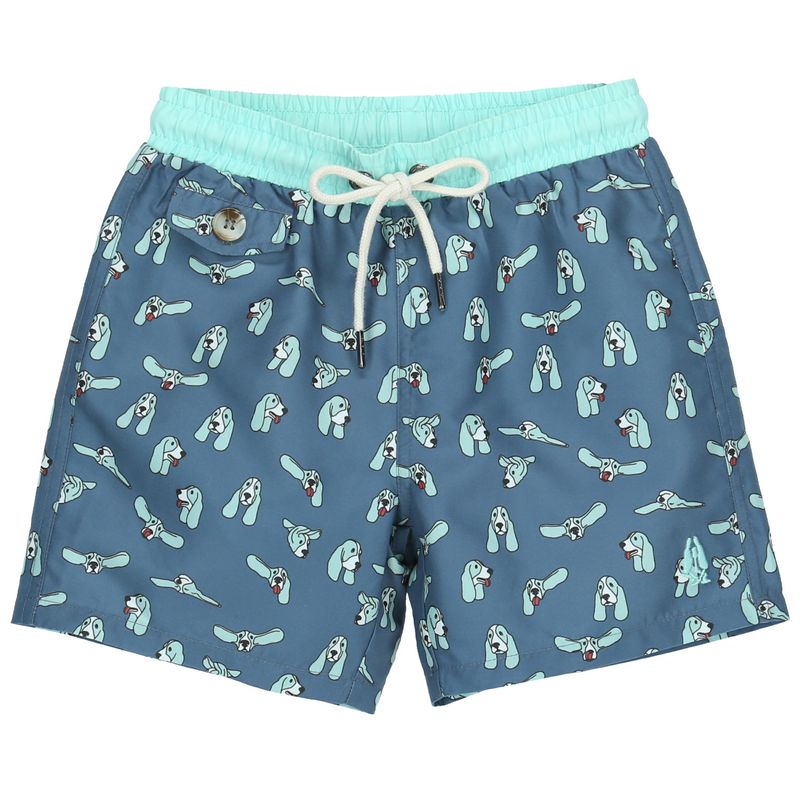 HUSH PUPPIES - Traje De Baño Niño Print Azul HUSH PUPPIES