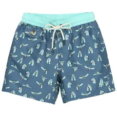 HUSH PUPPIES - Traje De Baño Niño Print Azul