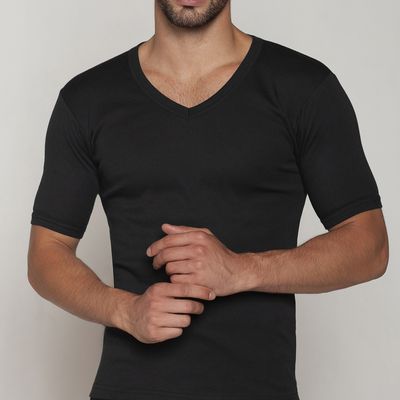 Imagen 2 del producto Camiseta Algodón Manga Corta Negro