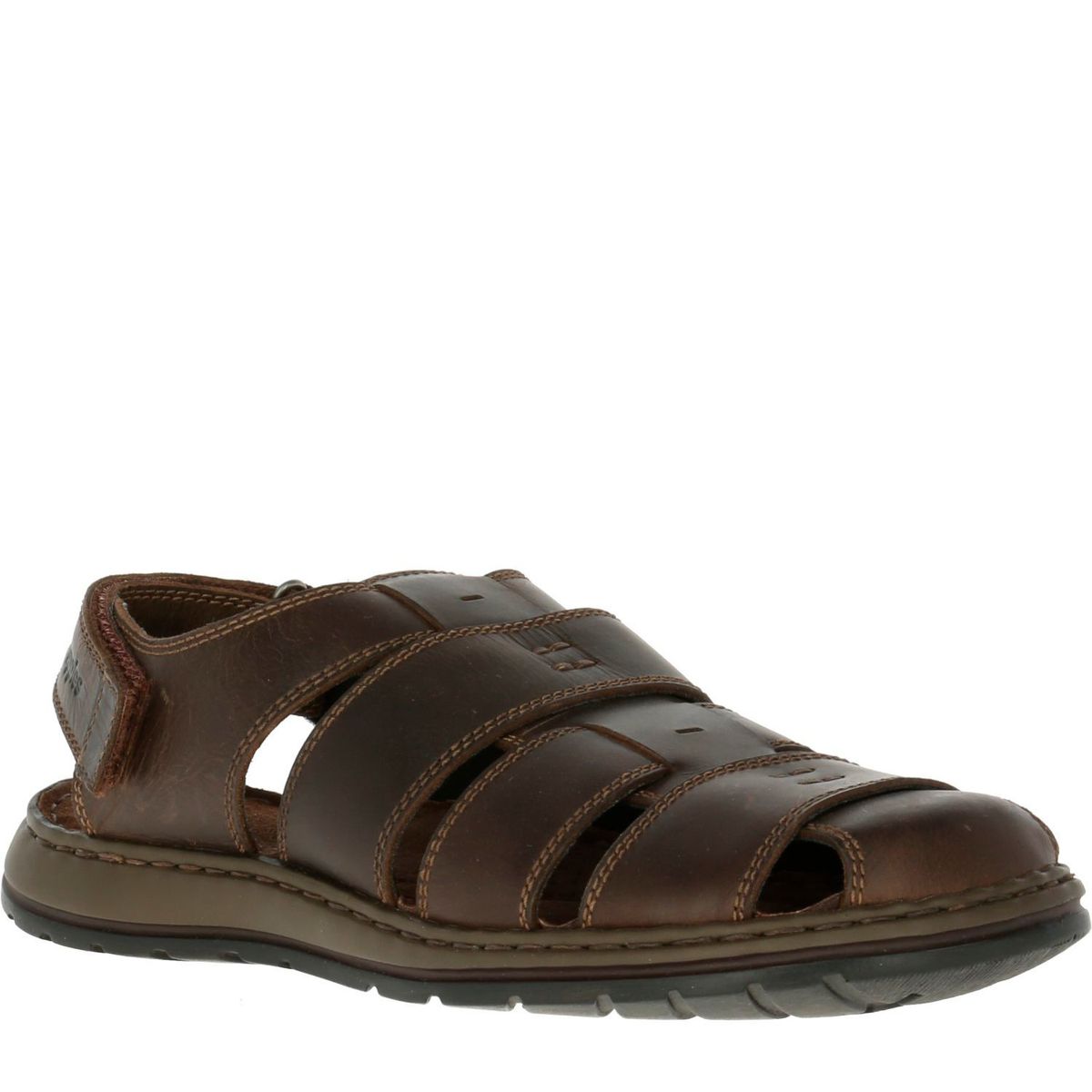 HUSH PUPPIES - Sandalia Cuero Caspian Café HUSH PUPPIES