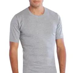 TAIS - Camiseta Cuello Polo Algodón Gris