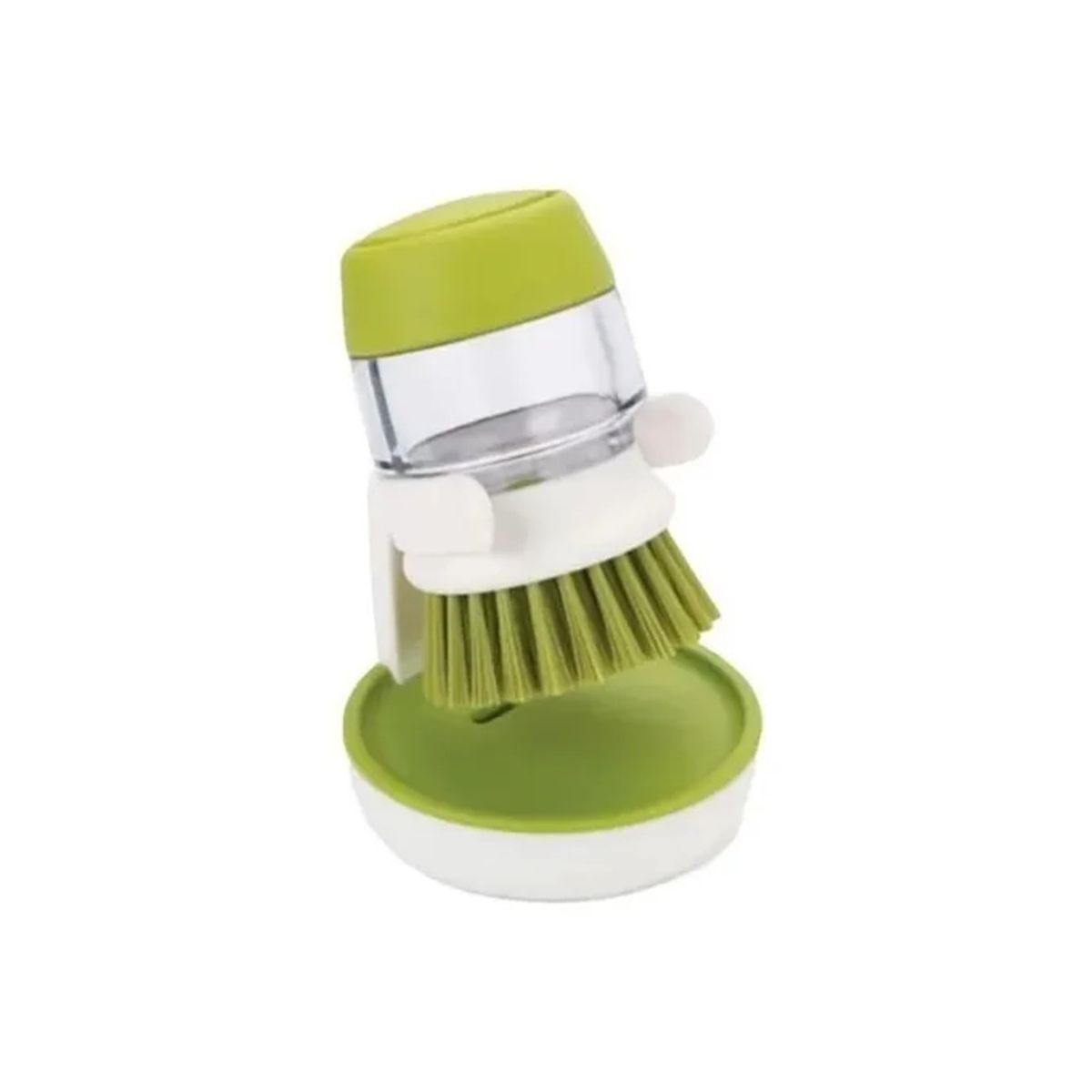 GENERICO - Cepillo Dispensador Esponja Jabon Lava Loza Lavaplatos