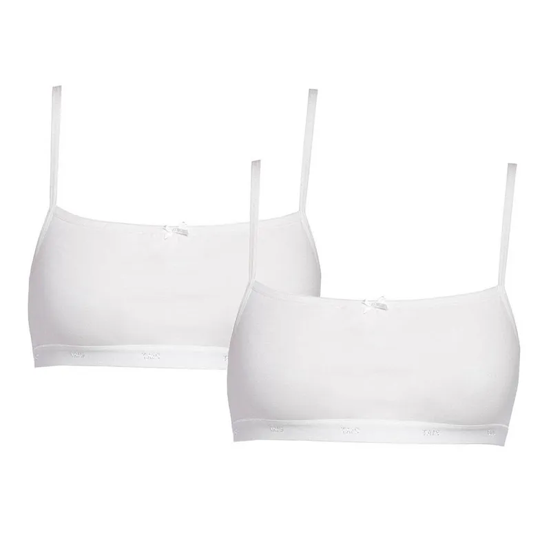 TAIS - Sostén Infantil Bi-Pack Blanco Tais