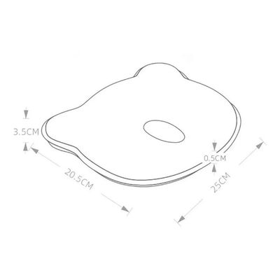 Imagen 2 del producto Almohada Cojín Para Bebe Anti-plagiocefalia Mas Funda