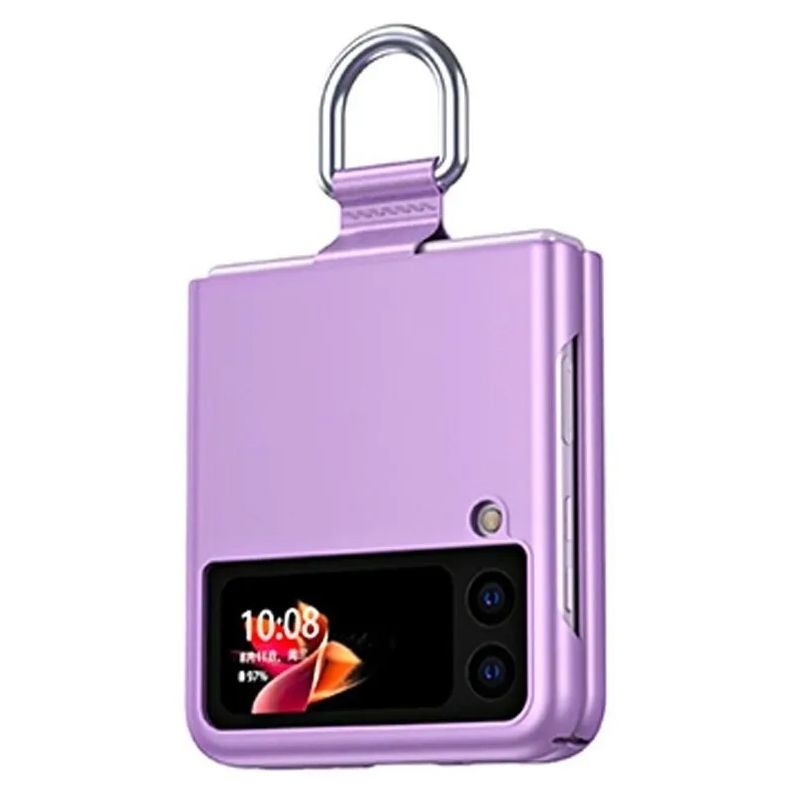KUANGYE - Carcasa Con Anillo Para Samsung Galaxy Z Flip 3 Tpu Rigido Favorito