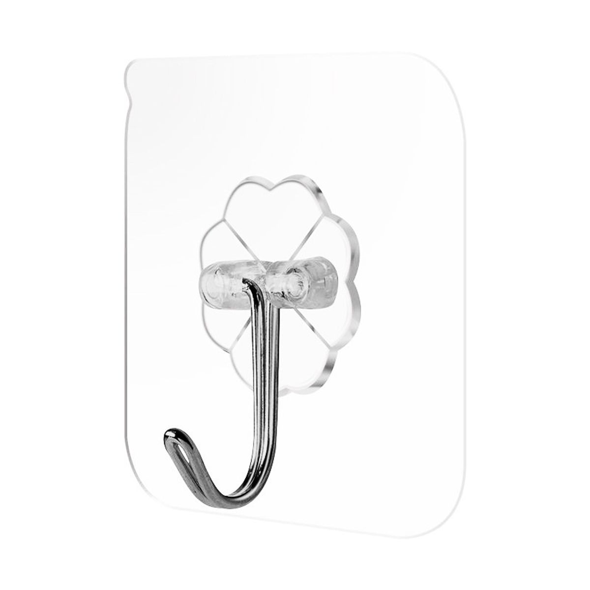 KUANGYE - Pack 10 Unidades Gancho Para Pared / Metálico Con Adhesivo