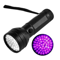 KUANGYE - Linterna Ultravioleta 51 Led Uv Detectora Sustancias Lampara