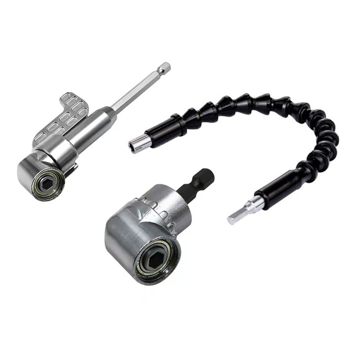 KUANGYE - Set Extension Flexible Atornillador Dado Angulo Herramienta