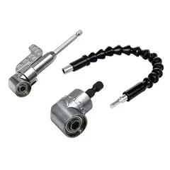 KUANGYE - Set Extension Flexible Atornillador Dado Angulo Herramienta