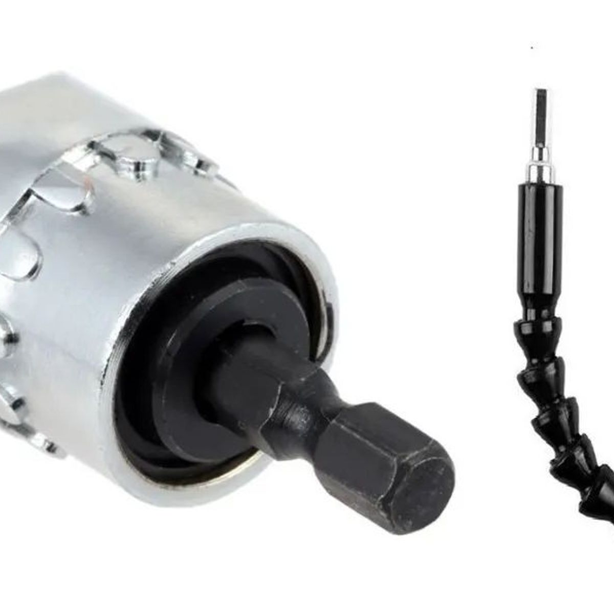 KUANGYE - Set Extension Flexible Atornillador Dado Angulo Herramienta