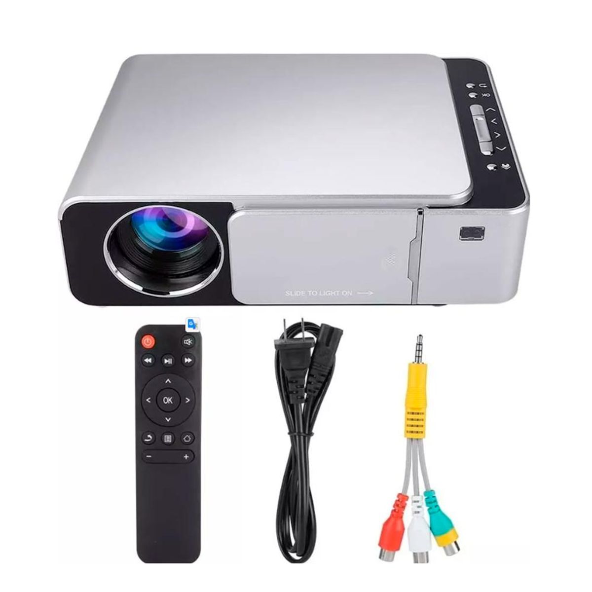 DETODOYMAS - Mini Proyector Portatil Full Hd Led Wifi Miracast Hdmi Usb DETODOYMAS