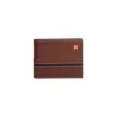 TRELKE - BILLETERA LACAR MARRON TEXTURA BURDEO