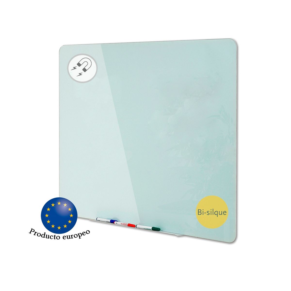 BI SILQUE - Pizarra de vidrio magnética 120x 90 bi-silque