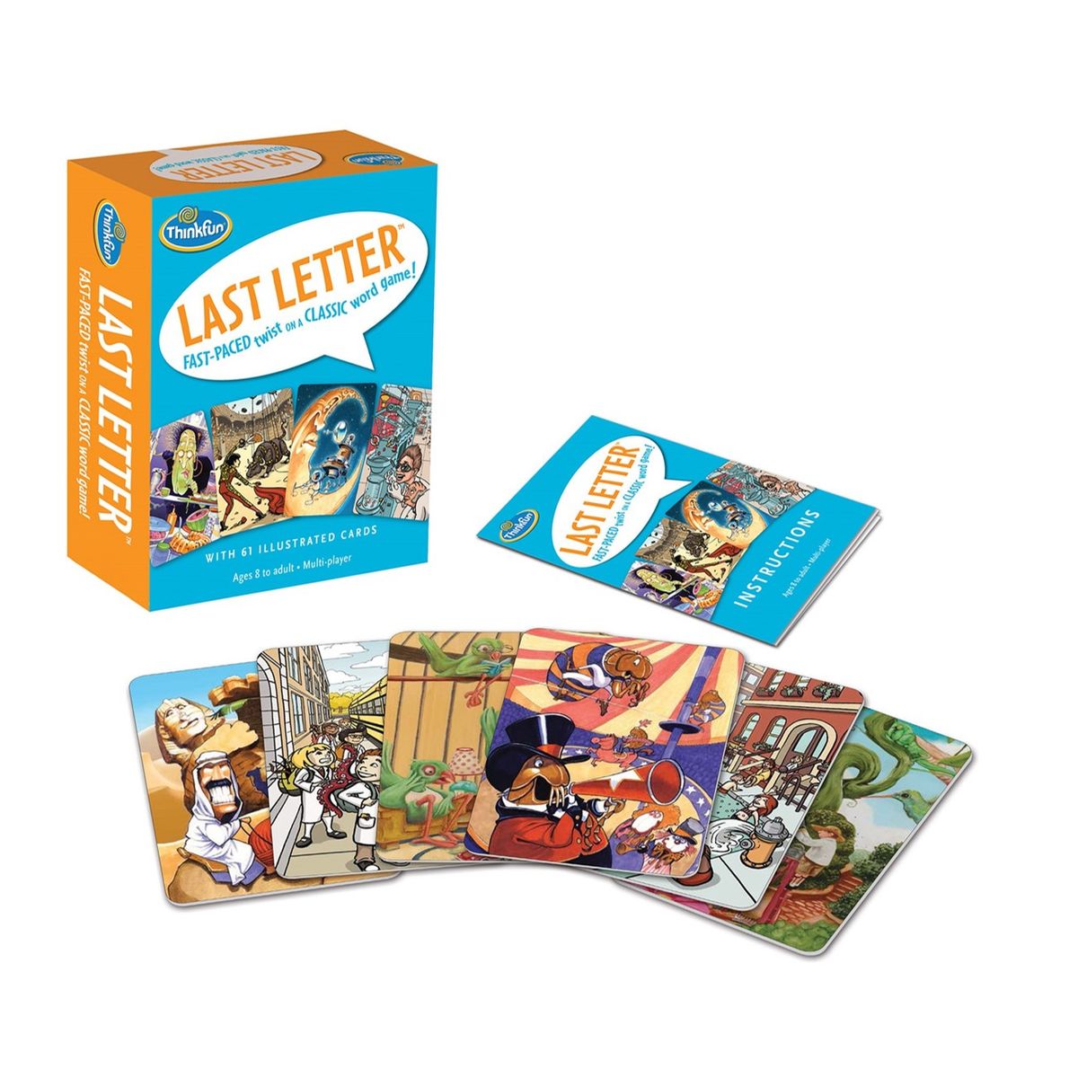 THINKFUN - Last Letter - Juego de cartas