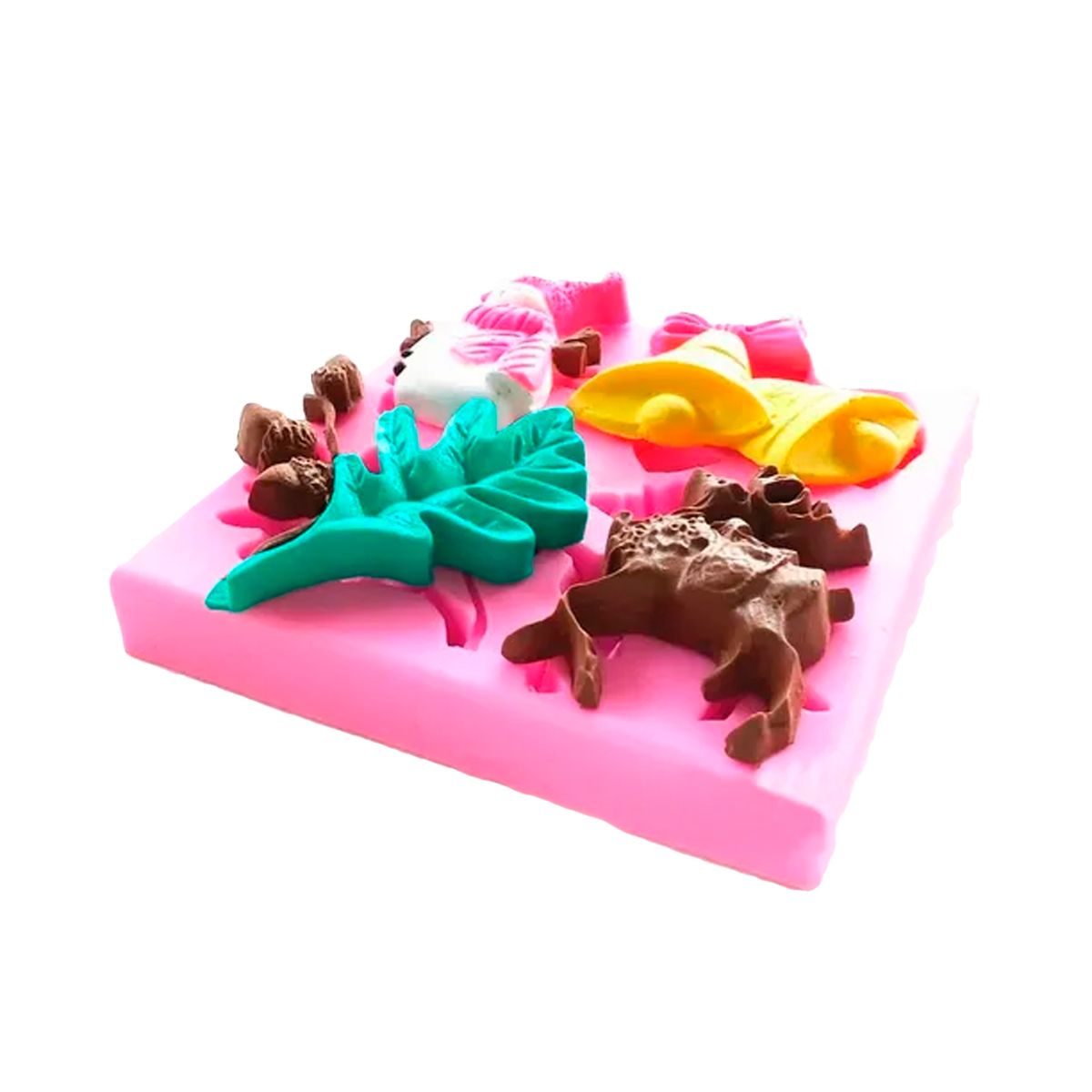 GENERICO - Molde De Silicona Molde Campanas Molde Fondant Reno Bellota