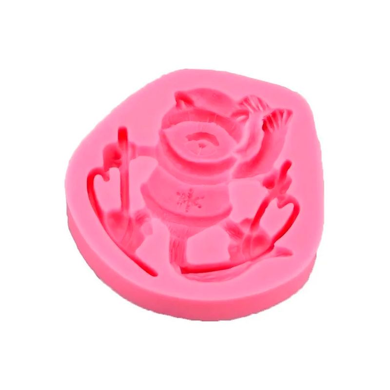 GENERICO - Molde De Silicona Mapache Esquiador Molde Fondant Mapache