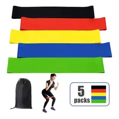 GENERICO - Ligas Ejercicio De Resistencia Banda Elastica Kit 5 pza