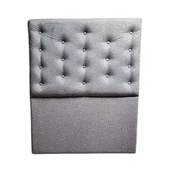 GENERICO - Respaldo 1 1/2 Cavancha Gris claro Botone a piso Muebles Rimar