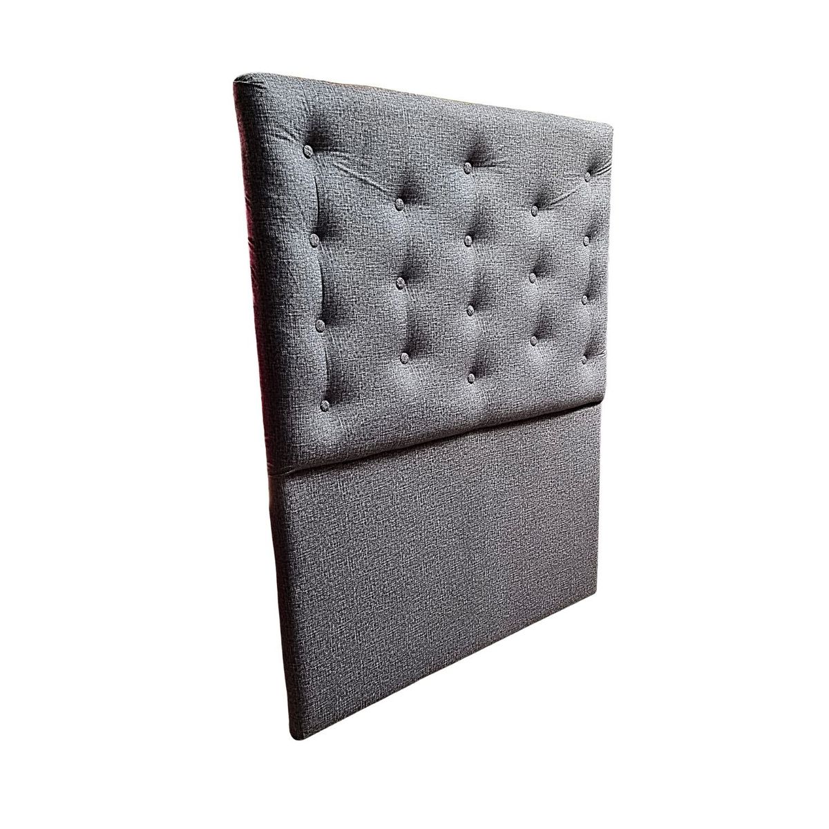 GENERICO - Respaldo 1 1/2  Cavancha Gris claro Botone a piso Muebles Rimar