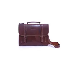 TRELKE - BOLSO CUERO EJECUTIVO MAHUIDA CAFÉ OSCURO