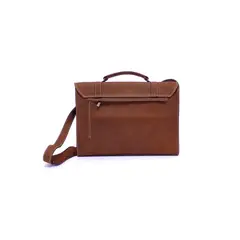 TRELKE - BOLSO CUERO EJECUTIVO MAHUIDA CAFÉ RÚSTICO