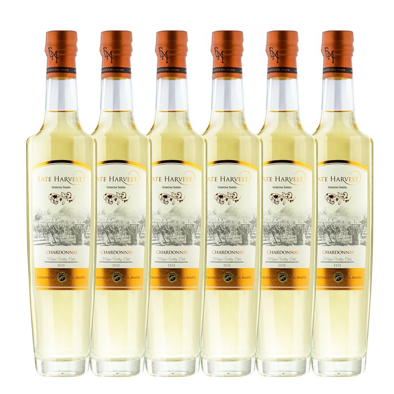 ESPALDARES DEL MAIPO - CAJA X 6 VINO LATE HARVEST CHARDONNAY