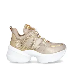 GOTTA - Zapatilla Mujer Dorada Plataforma C7293