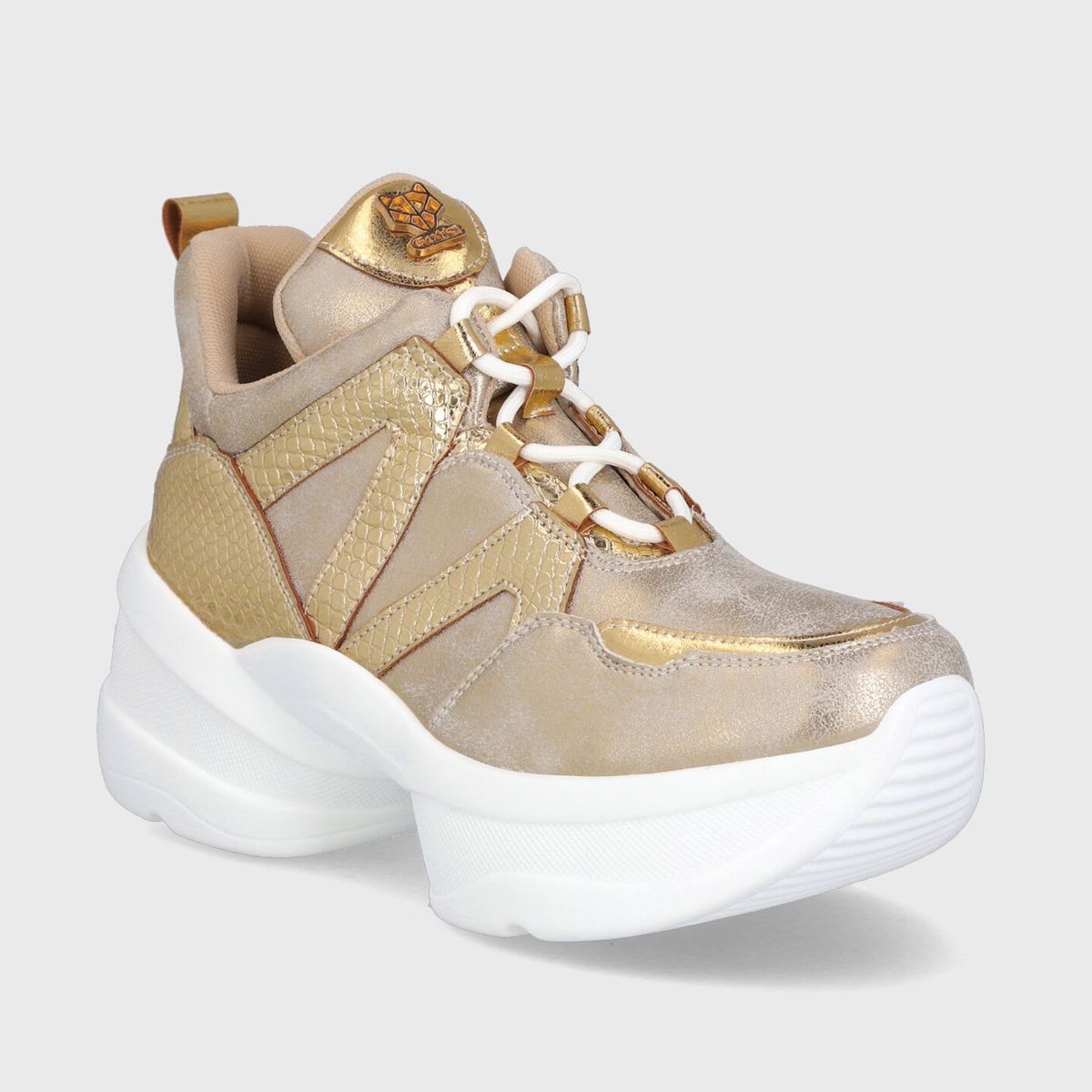 GOTTA - Zapatilla Mujer Dorada Plataforma C7293 Gotta