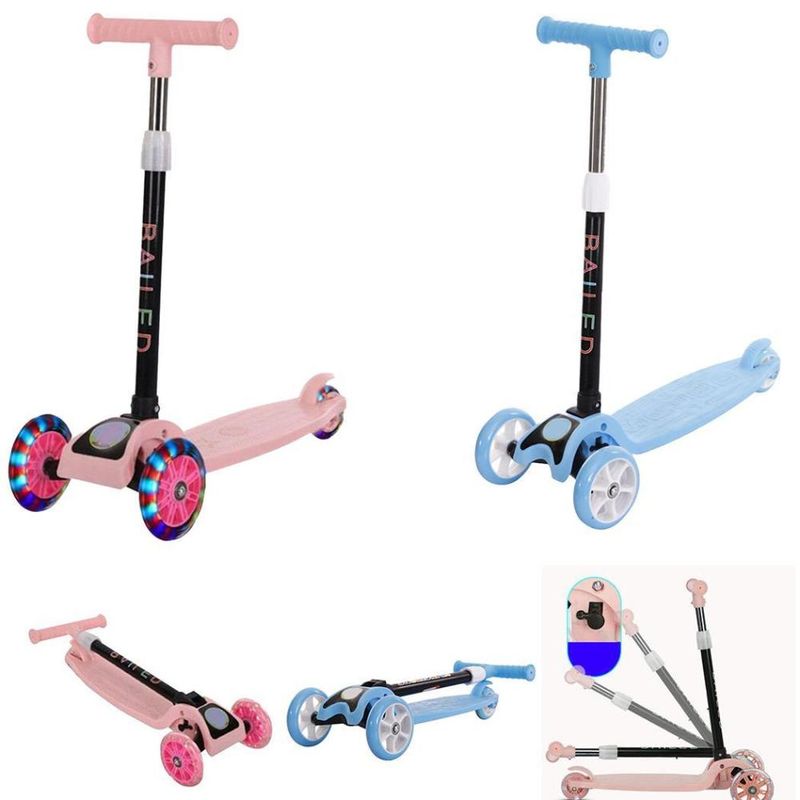 DETODOYMAS - Scooter Con Luces Para Niños / Niñas DETODOYMAS