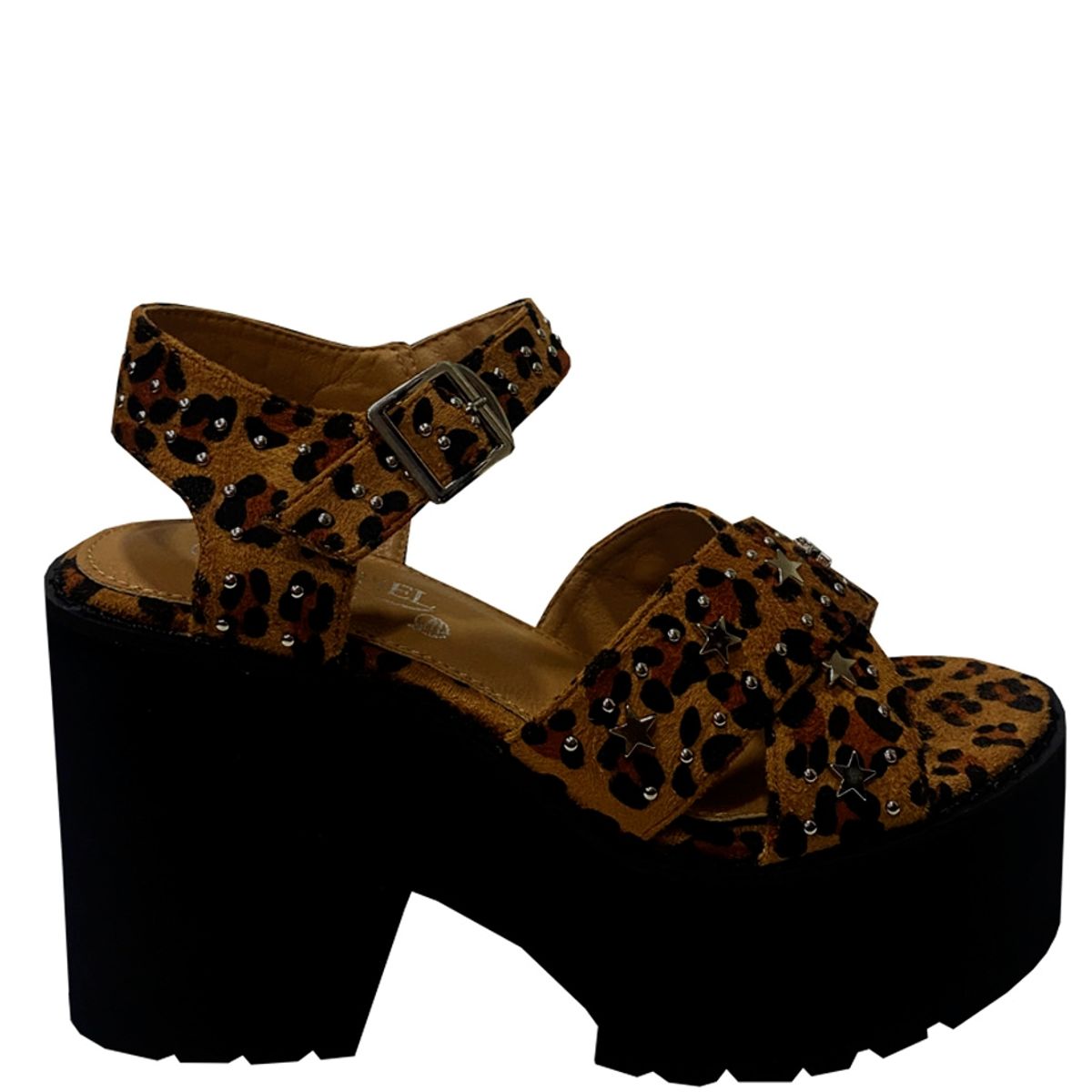 TODOPIEL - Sandalia Gamuza Ecológica ZAZ26 AnimalPrint