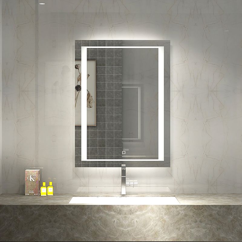 DTD - Espejo Baño  con Luz Led  más Desempañador Electrico y Touch Control 90x75cm