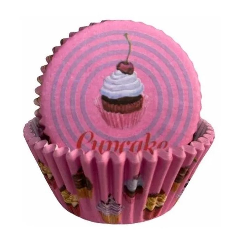 GENERICO - Pack X100 Capsula Para Hornear Capsulas Cupcakes Cereza 75c