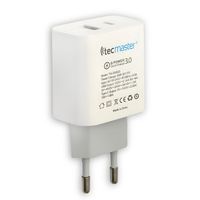 Cargador USB-C Power Delivery 20W + USB Quick Charge 3.0 20W