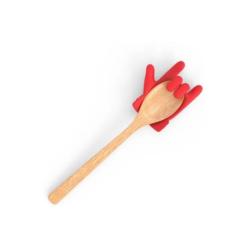 GENERICO - Soporte Para Cucharas Silicona Resistente Calor